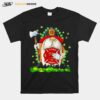 Firefighter Gnome Patricks Day Shamrock T-Shirt