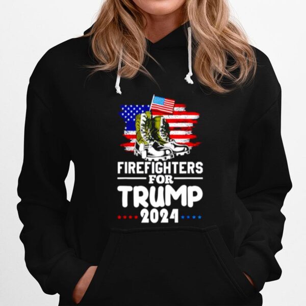 Firefighters For Trump 2024 Hoodie