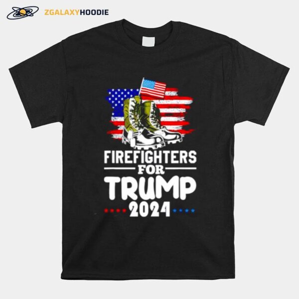 Firefighters For Trump 2024 T-Shirt