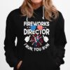 Fireworks Director If I Run You Run Sunglasses 4Th Of July Hoodie