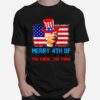 Fireworks Merica Biden Uh Confused Merry Happy 4Th Of You T B0B51F9Wxp T-Shirt