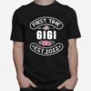 First Time Gigi 2022 Flowers T-Shirt