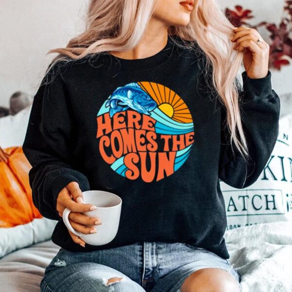 Fish Here Comes The Sun Sweater