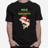 Fish Nice Till Proven Naughty Pullover Christmas T-Shirt