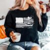 Fishing And Hunting American Flag Sweater