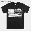 Fishing And Hunting American Flag T-Shirt