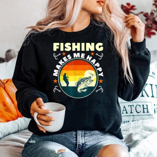 Fishing Make Me Happy Sweater