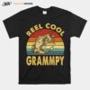 Fishing Reel Cool Grandpa Vintage T-Shirt