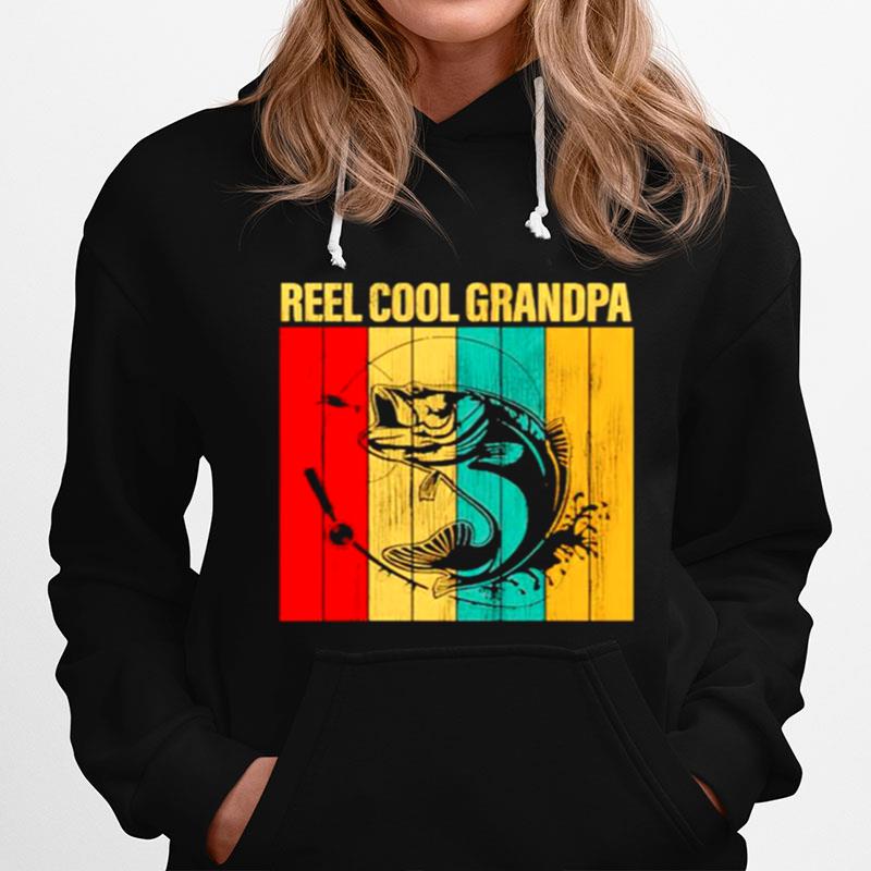 Fishing Reel Cool Grandpa Hoodie