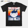 Fishing Shark Just Bite Me Vintage T-Shirt