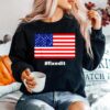 Fixedit Juneteenth Reparation American Diversity Flag Zip Sweater