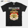 Flagge Belgien Wappen Belgien Belgische Flagge T-Shirt