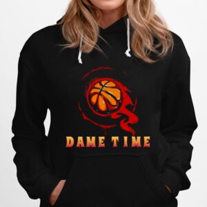 Flame On Basketball Damian Lillard Dame Time Hoodie