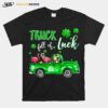 Flamingo And Irish Man Truck Drive Full Of Luck T-Shirt