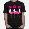 Flamingo Boo Happy Halloween T-Shirt