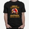 Flamingo Buckle Up Buttercup You Just Flipped My Witch Switch Halloween T-Shirt