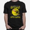 Flamingo Buckle Up Buttercup You Just Flipped My Witch Witch Halloween T-Shirt