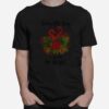 Flamingo Every Little Thing Is Gonna Be Alright Flowers T-Shirt