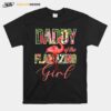 Flamingo Funny Fathers Day Daddy Of The Flamazing Girl T B09Zq9Yq4P T-Shirt