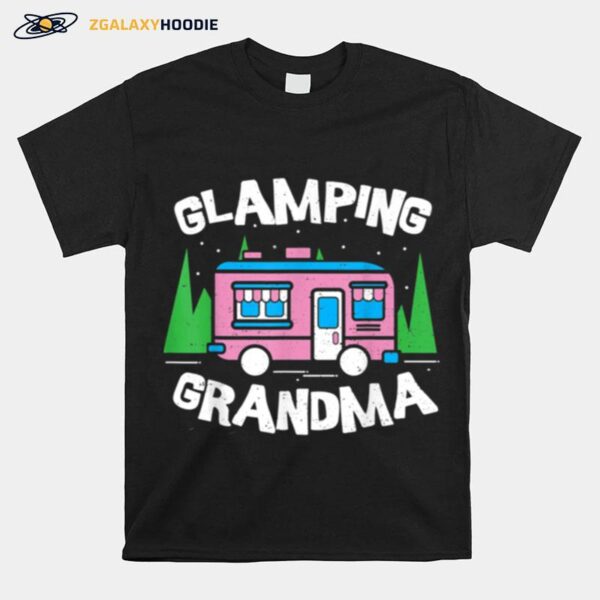 Flamingo Glamping Grandma Oma T-Shirt