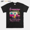 Flamingo Grammingo Like A Grandma Only More Awesome T-Shirt