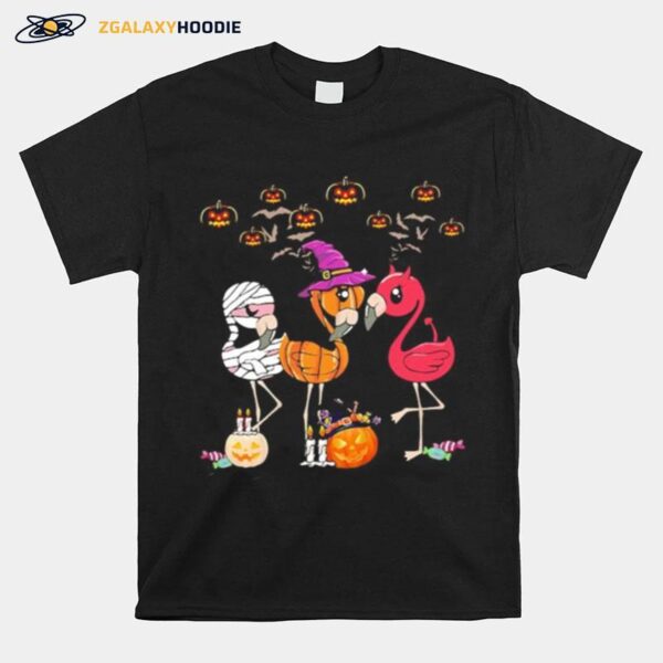 Flamingo Halloween T-Shirt