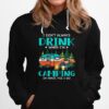 Flamingo I Dont Always Drink When Im Camping Oh Wait Yes I Do Hoodie