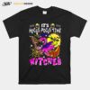 Flamingo Its Hocus Pocus Time Witches Halloween T-Shirt