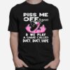 Flamingo Piss Me Off Again We Play A Game Called Duct Duct Tape T-Shirt