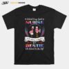 Flamingos Behind Every Great Nurse Who Believes In Herself Is A Bestie T-Shirt