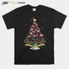 Flamingos Christmas Tree T-Shirt