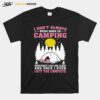 Flamingos I Dont Always Drink When Im Camping Sometimes I Eat And Sleep T-Shirt