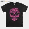 Flamingos Skull Halloween T-Shirt