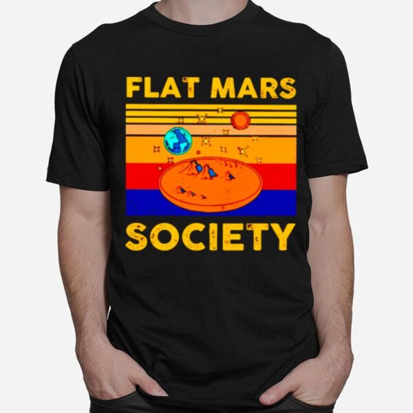 Flat Mars Society Vintage T-Shirt