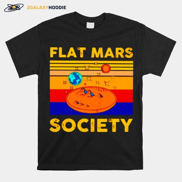 Flat Mars Society Vintage T-Shirt