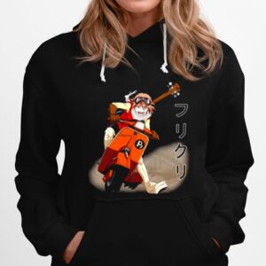 Flcl Haruko On Vespa Hoodie