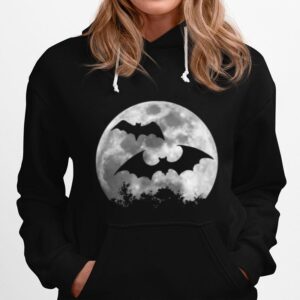 Fledermause Beim Vollmond Gothic Gruftie Flatterviecher Hoodie