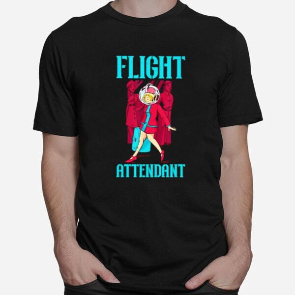 Flight Attendant Airlines Airplane Stewardess T-Shirt