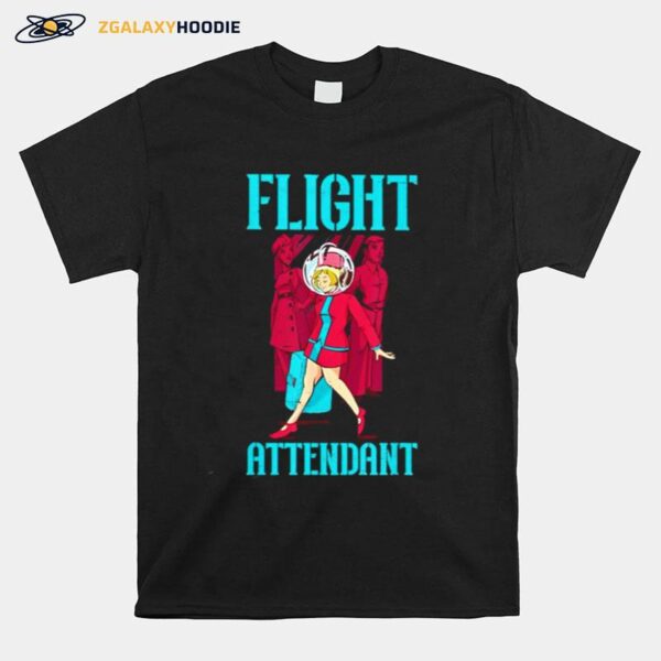 Flight Attendant Airlines Airplane Stewardess T-Shirt