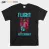 Flight Attendant Airlines Airplane T-Shirt