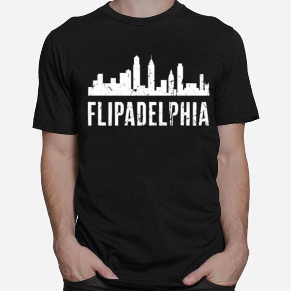 Flipadelphia Where Bad Things Happen Vintage Distressed T-Shirt