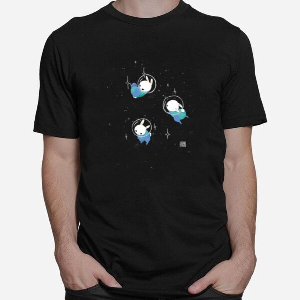Floating In Space Bunnies T-Shirt