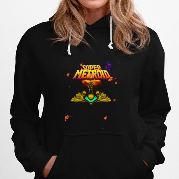 Floating Super Metroid Graphic Hoodie