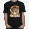 Floral Male Lion Safari T-Shirt