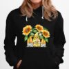 Floral Sunflower Gnome For Hippies Spring Gardener Gnomie Hoodie
