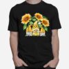 Floral Sunflower Gnome For Hippies Spring Gardener Gnomie T-Shirt