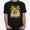 Floral Sunflower Gnome Quote For Spring Gardener Dad T-Shirt