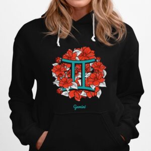 Floral Zodiac Gemini Hoodie