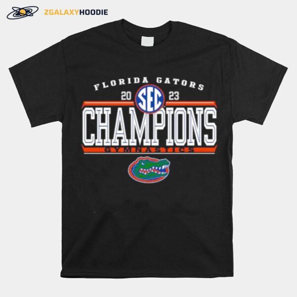 Florida Gators 2023 Sec Gymnastics Regular Season Champions Locker Room T-Shirt