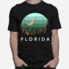 Florida Souvenir Forest Evergreen Night Sky Nature T-Shirt